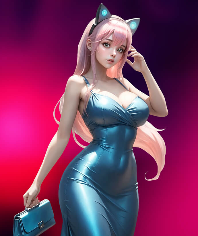 Kitty character card